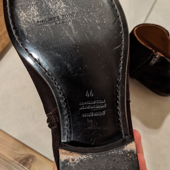 Philippe Zorzetto Paris brown suede boot - Picture 2 of 3